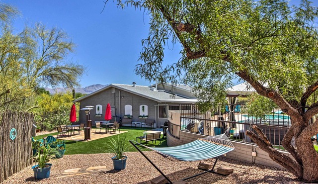 Tucson Desert Oasis with Private Pool + Hot Tub!