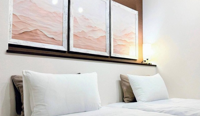 Twin bed roomYou can cook and do laundry An in/Otsu Shiga
