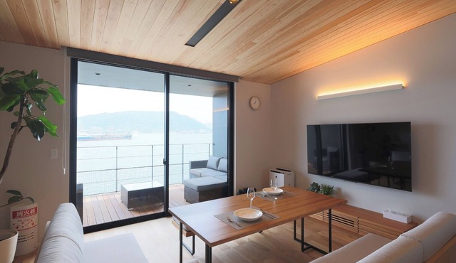Villa A A private lodging facility with a sauna and a panoramic view of the Kanmon Strait and Kanm/Shimonoseki Yamaguchi