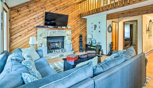 Walk to Locust Lake: Poconos Vacation Home!