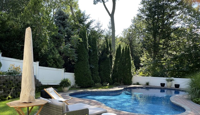 Walk to the beach or swim in the pool