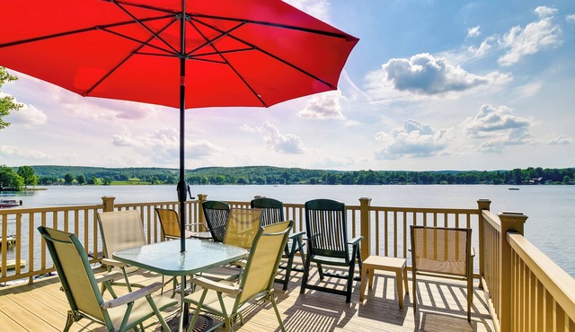 Waterfront Escape on Loon Lake: Private Beach!