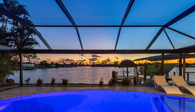 Waterfront Luxury with Private Pool & Billiards! Spacious Chef`s Kitchen – Perfect for Families!