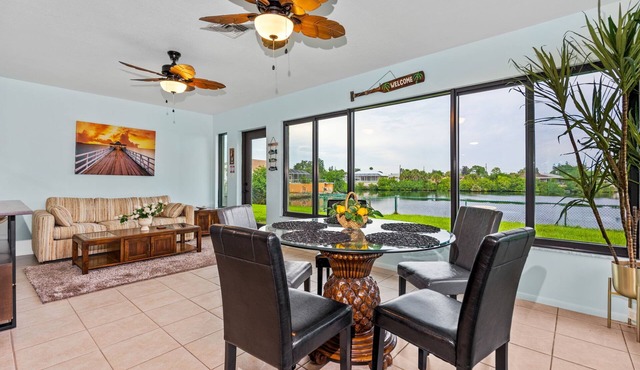 Waterfront Vacation Home at Warm Mineral Springs