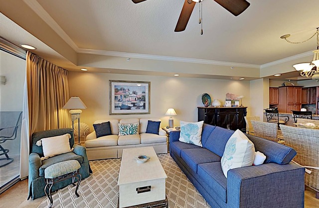 Dunes of Crystal Beach 302 | large balcony, beach + pool access