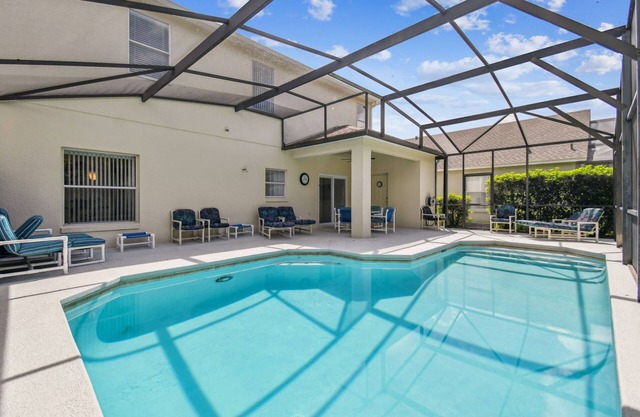 Fantastic pool home with south facing pool, in a gated community