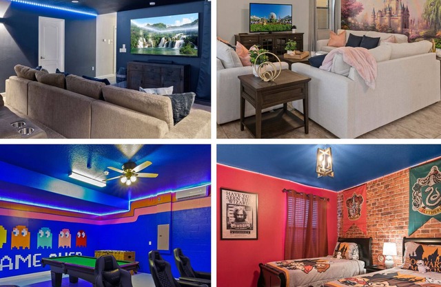 ⭐️New Theater Room⭐️ Game Room/Heated Pool/Themed Kids’ Rooms-Close to Disney