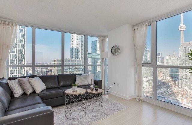 RATE DROP! - Clean and Sanitized - Premium 2-Bedroom with CN Tower & Lake Views