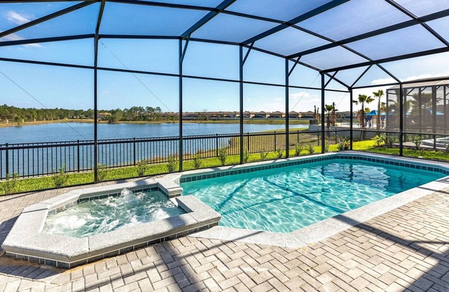 Resort 8BR Villa/Amenities/Private Pool&Spa/Near Disney, Sea World, Universal (2421)