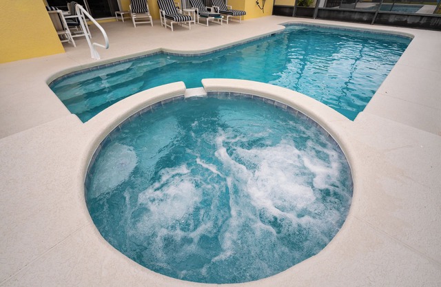 Spacious Pool Home with Spa in Quiet Community Close to Disney