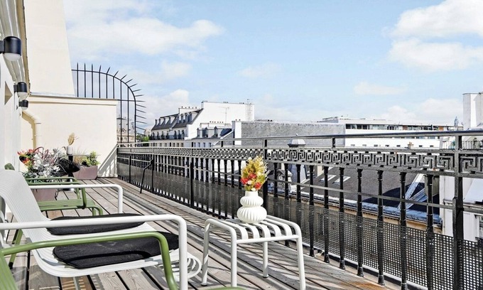 Madeleine Apartment | 200m2 Madeleine Terrace Top Floor Duplex Magical Moments Under The Parisian Sky