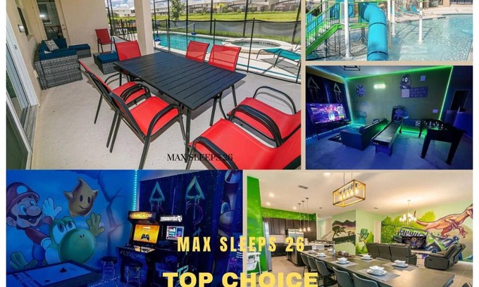 Kissimmee Villa | 418 m² Villa ∙ 12 bedrooms ∙ 26 guests