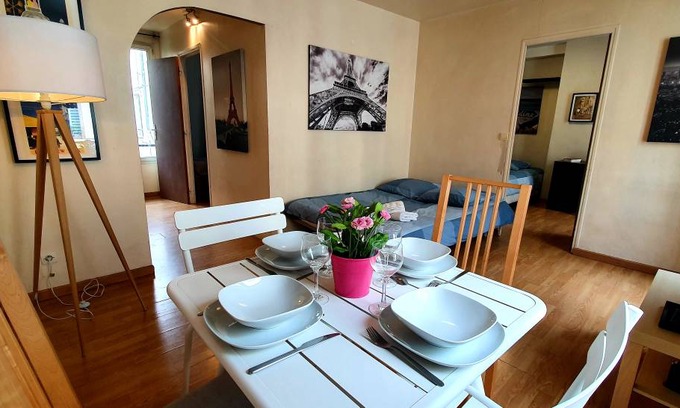 Louis Bertrand-Mirabeau-Semard Apartment | 44 m² Apartment ∙ 3 bedrooms ∙ 6 guests