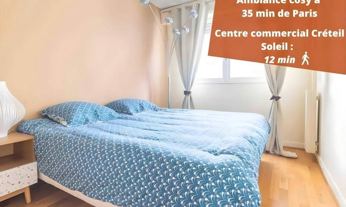 Haut du Mont-Mesly Apartment | 55 m² Apartment ∙ 2 bedrooms ∙ 5 guests