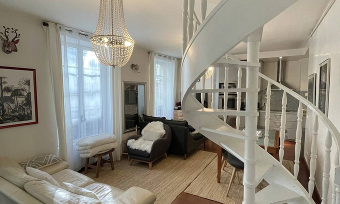 Saint-Gervais Apartment | Appartement Duplex au Cœur de Paris, Dans Le Marais