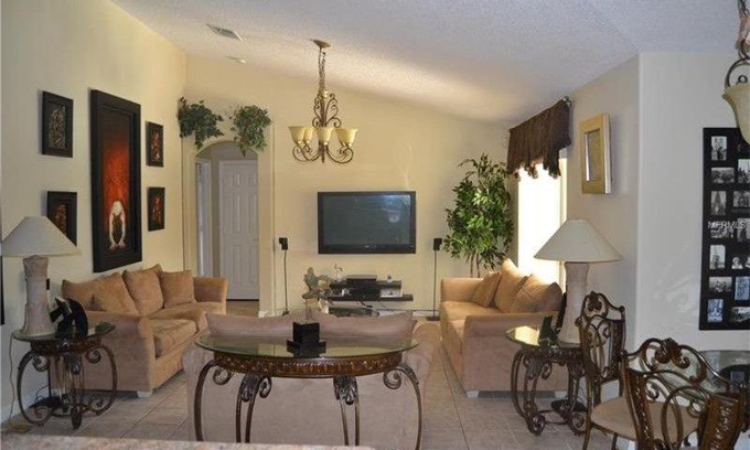 Orange Tree Villa | Beautiful Villa With Solar Heated Private Pool Near Disney