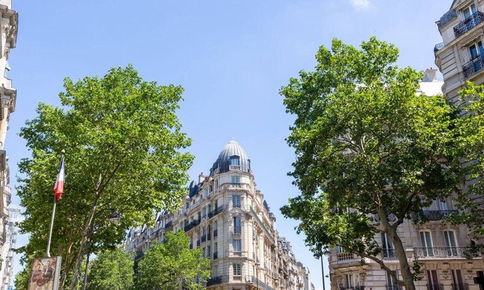 Ternes Apartment | Bright Whites on Pereire Promenade, by Veeve