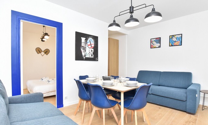 Saint-Fargeau Apartment | Cosy 1BR - Place Saint Fargeau