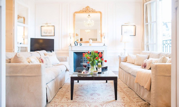 Quartier du Gros-Caillou Apartment | Experience Opulent Parisian Living with Twinkling Eiffel Views