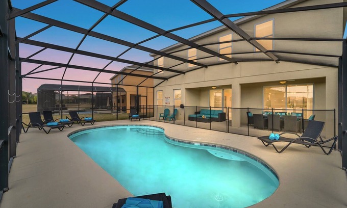 Davenport House | Lake view, Luxury villa, New decor and game room