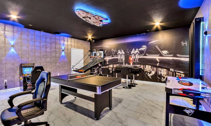 Four Corners Villa | Last Minute Disney! Private Pool, Hot Tub, Game Room & Themed Bedrooms. Book Now! #39868