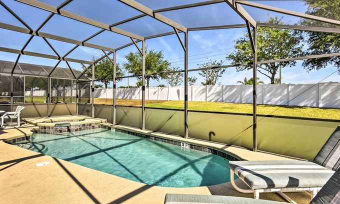 Solana Villa | Pool & Hot Tub: Resort-Style Davenport Villa