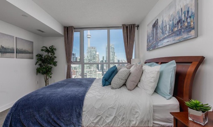 CityPlace Apartment | Premium 2-Bedroom with CN Tower & Lake Views