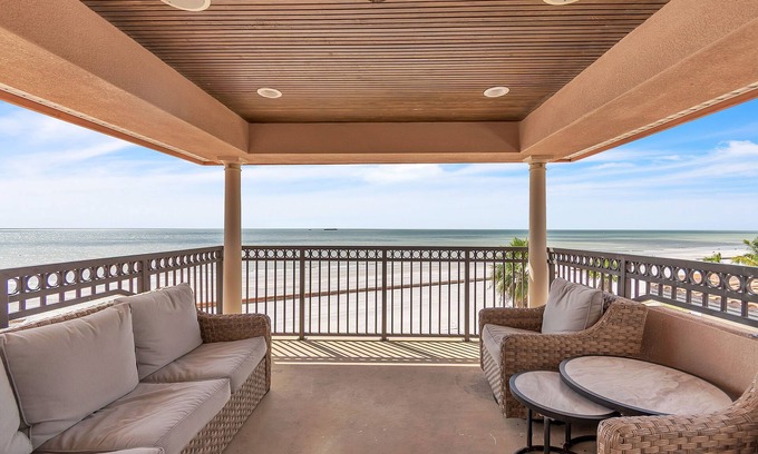 Redington Shores House | Seaclusion - Stunning Beachfront Home w/elevator, game room, pet friendly!