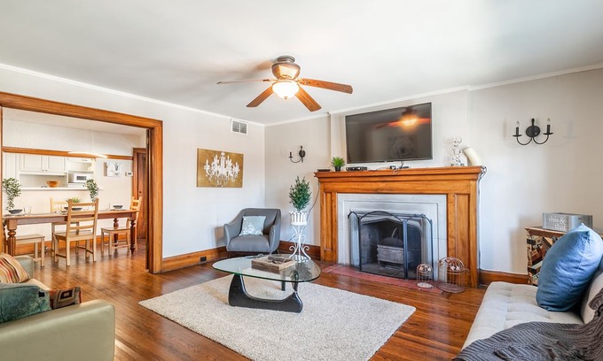 Chaplin Estates Apartment | Upscale/Rustic 3BR Home with Parking - Midtown!