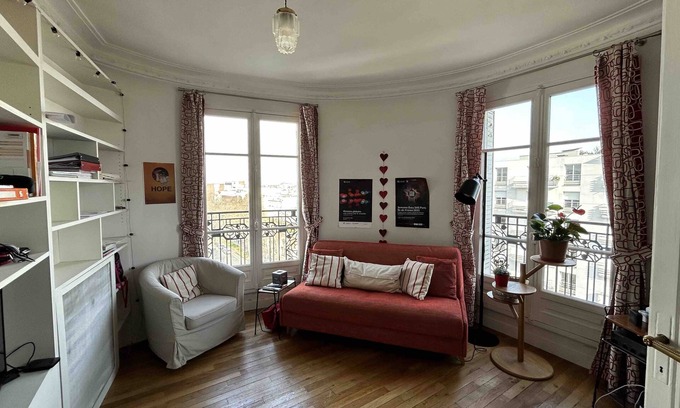 Quinze-Vingts Apartment | Wonderful 3 room flat on the 7th floor, view on the Eiffel Tower & Sacré-Coeur