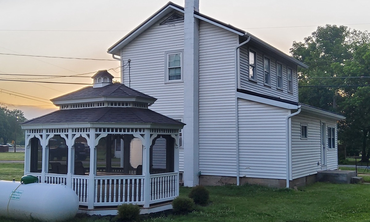 Laurelton House | White house walking distance to Penn's Creek and Bald Eagle State Forest.