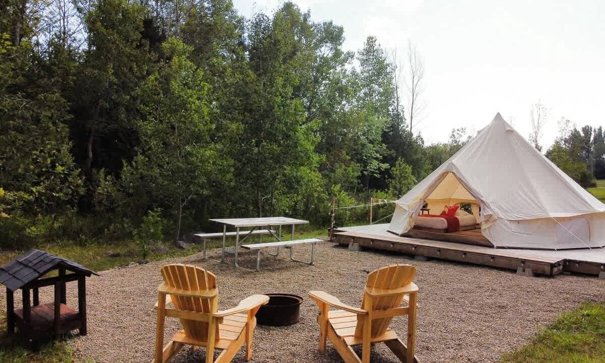 Miller Lake House | "Fox's Den" Glamping Tent
