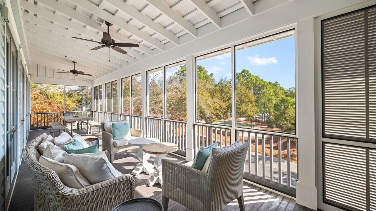 Photo of Patio Balcony in Watercolor
