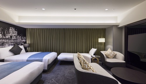 [Villa Fontaine Premier Haneda Airport] Executive Twin Room, Non Smoking, River View w/ Onsen ticket