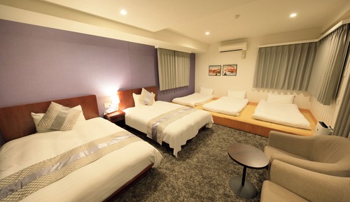 Japanese Western Style Suite Room, Non Smoking (140cm bed x 2) Max 6 people