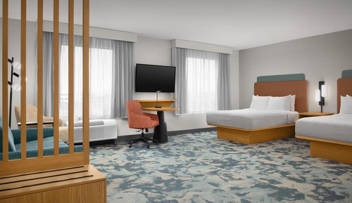 Suite, 2 Queen Beds, Accessible, Non Smoking