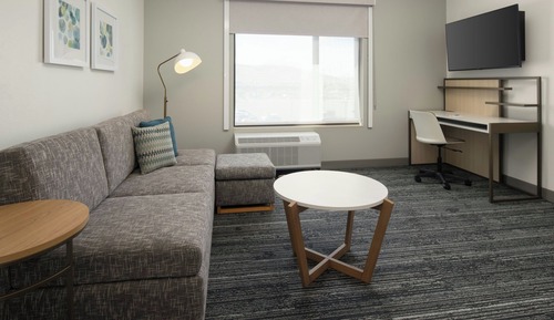 Suite, 1 King Bed with Sofa bed (Mobility Accessible, Roll-in Shower)