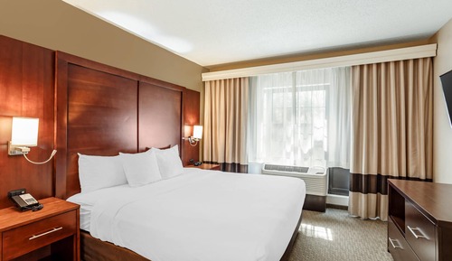 Suite | 1 King Bed + Sofa Bed | 1-Person In-Bath Whirlpool | Sleeps 4 | Free Breakfast
