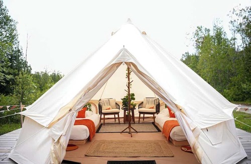 Miller Lake House | "Fox's Den" Glamping Tent