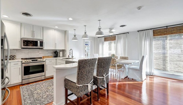 Coastal Retreat with private beach entrance at the end of the street!